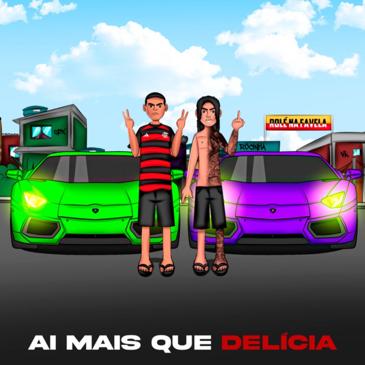 Ai Mais Que Delicia - Single by Dj Lc da Roça & Mc Rose da Treta album cover