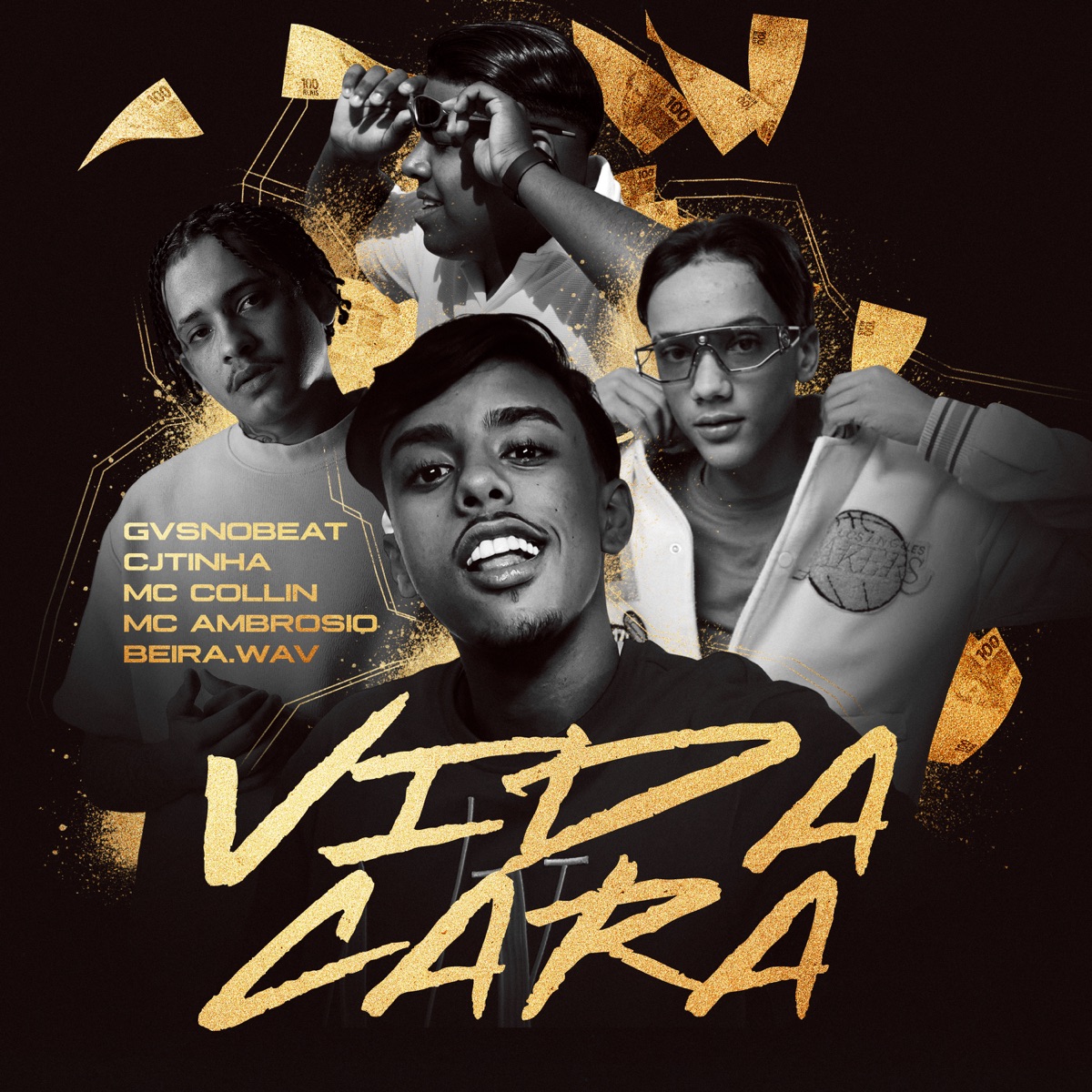 Vida Cara (feat. beira.wav) - Single by Cjtinha, MC Collin & Mc Ambrosio album cover