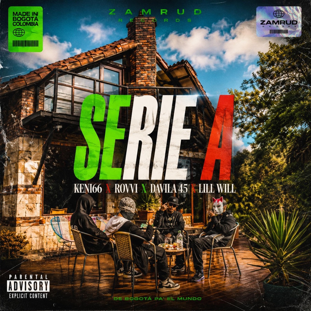 Serie A (feat. Keni66, Rovvi, Davila 45 & Lill Will) - Single by Zamrud album cover