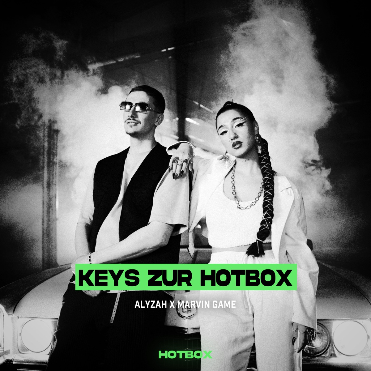 Keys zur HOTBOX - Single by ALYZAH, Marvin Game, Figub Brazlevic & Koolade album cover
