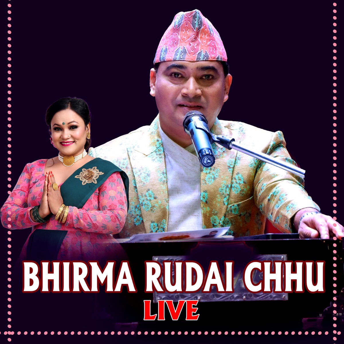 Bhirma Rudai Chhu (Live) [feat. Nandu Pariyar] - Single by Ramchandra Chand, Tika Pun & Aayush Kunwar album cover