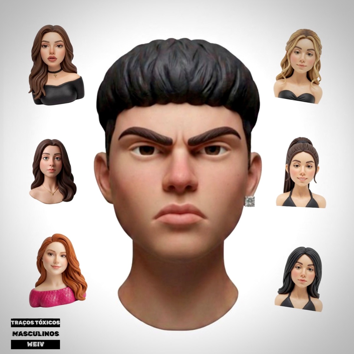 Traços Tóxicos Masculinos - EP by Weiv album cover