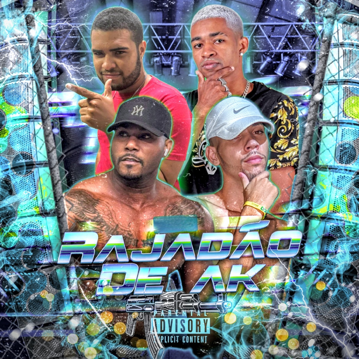 Xereca na Treta / Rajadão de Ak / Finge Que o Bumbum É Arma / Tá Tá Tá (feat. Xcama na Voz) - Single by Mc Jonas & Mano Zk album cover