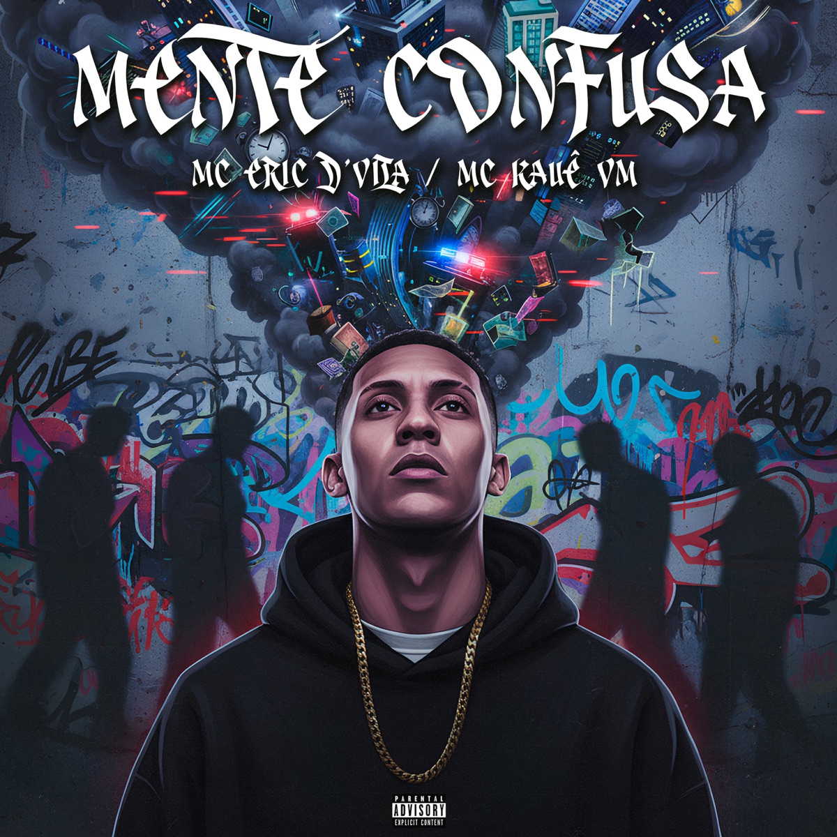 Mente Confusa - Single by MC Eric D'Vila & Mc Kauê VM album cover
