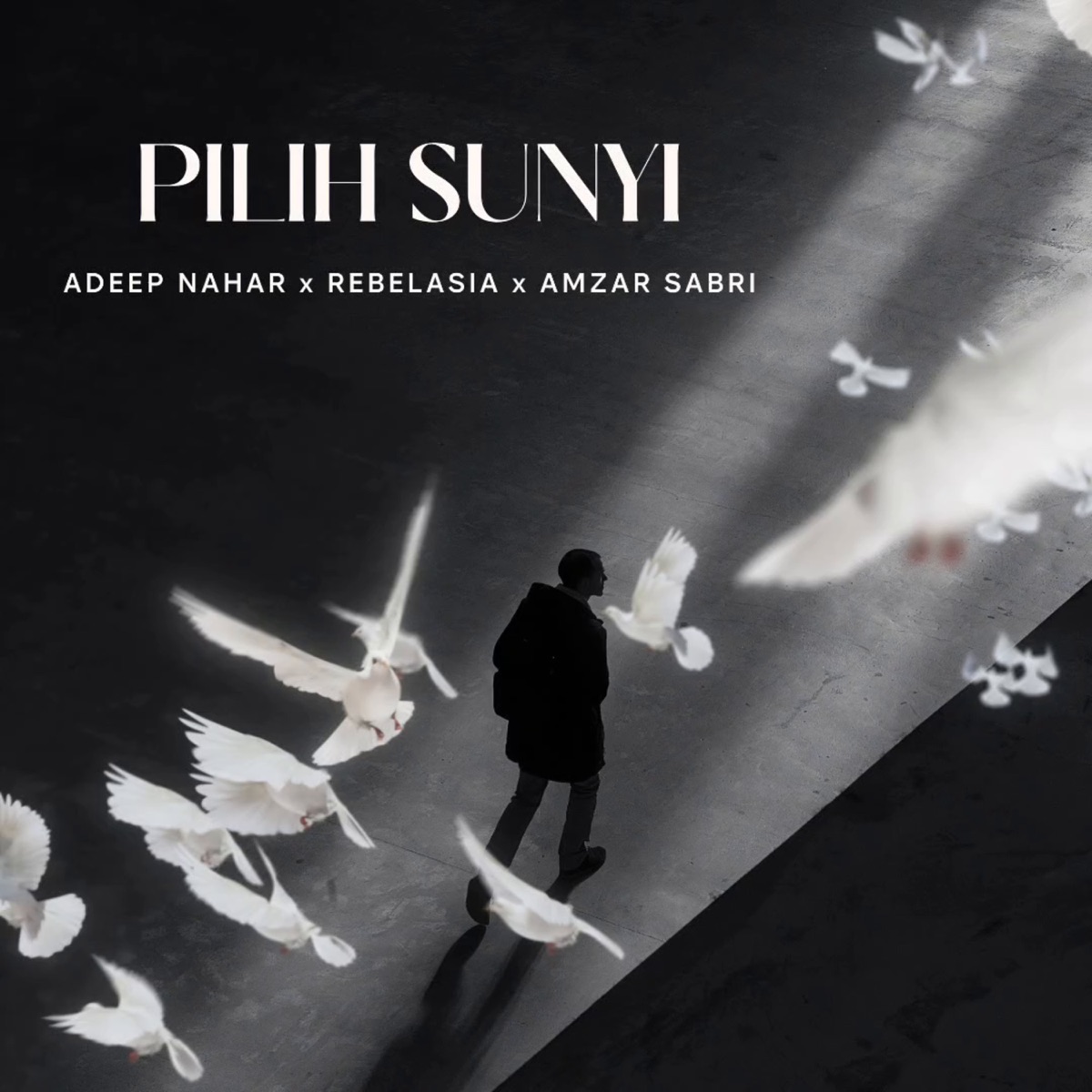 Pilih Sunyi - Single by Adeep Nahar, Amzar Sabri & Rebel Asia album cover