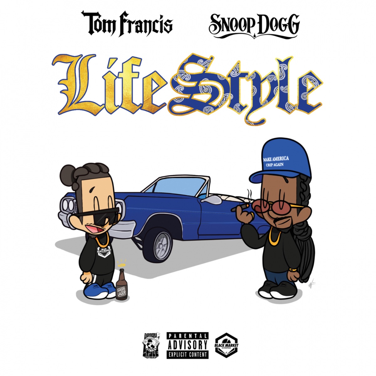 Lifestyle - Single by Tom Francis & Snoop Dogg album cover