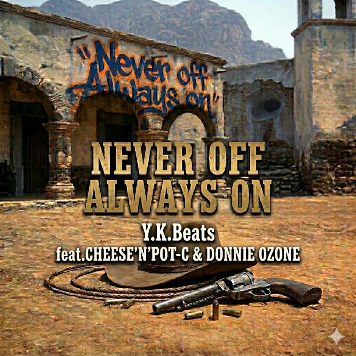 NEVER OFF ALWAYS ON - Single by YKBeats album cover