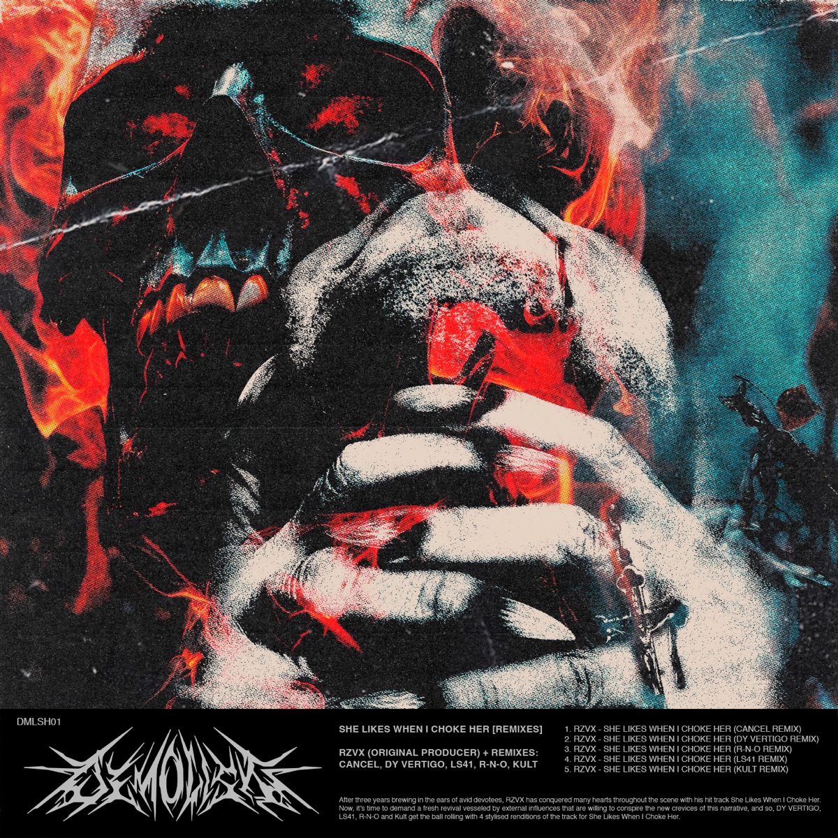 She Likes When I Choke Her (Remixes) - EP by Demolish & RZVX album cover