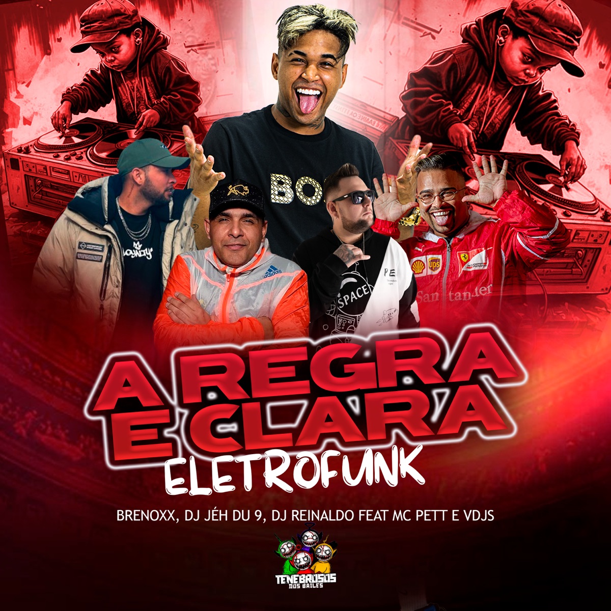 A Regra e Clara Eletrofunk (feat. vdjs & MC Pett) - Single by Brenoxx, DJ Jéh Du 9 & DJ Reinaldo album cover