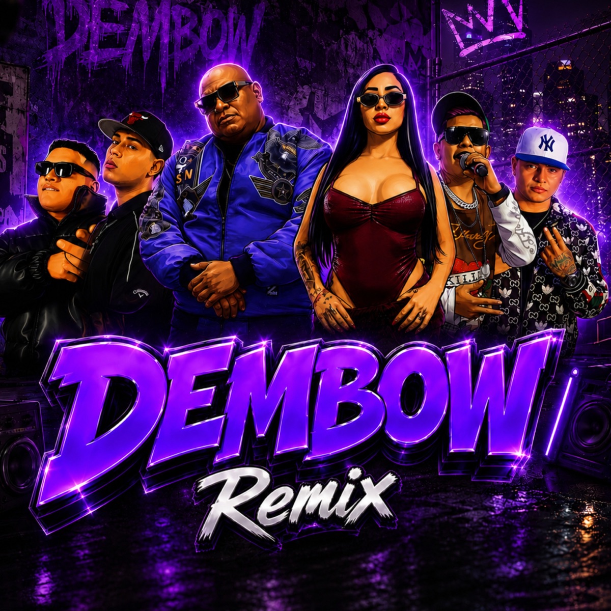DEMBOW (Remix) [feat. Kery, Dj Full Mx, Adal palacios & CARTEL DEL PERREO] - Single by Baby Killa, YUA, Itzel Olvera & El HA album cover