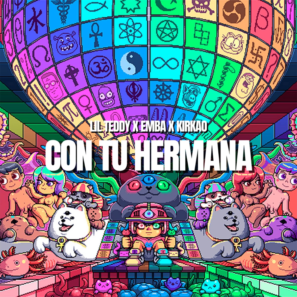 Con Tu Hermana (feat. You Emba & El Codigo Kirkao) - Single by Teddy LV album cover