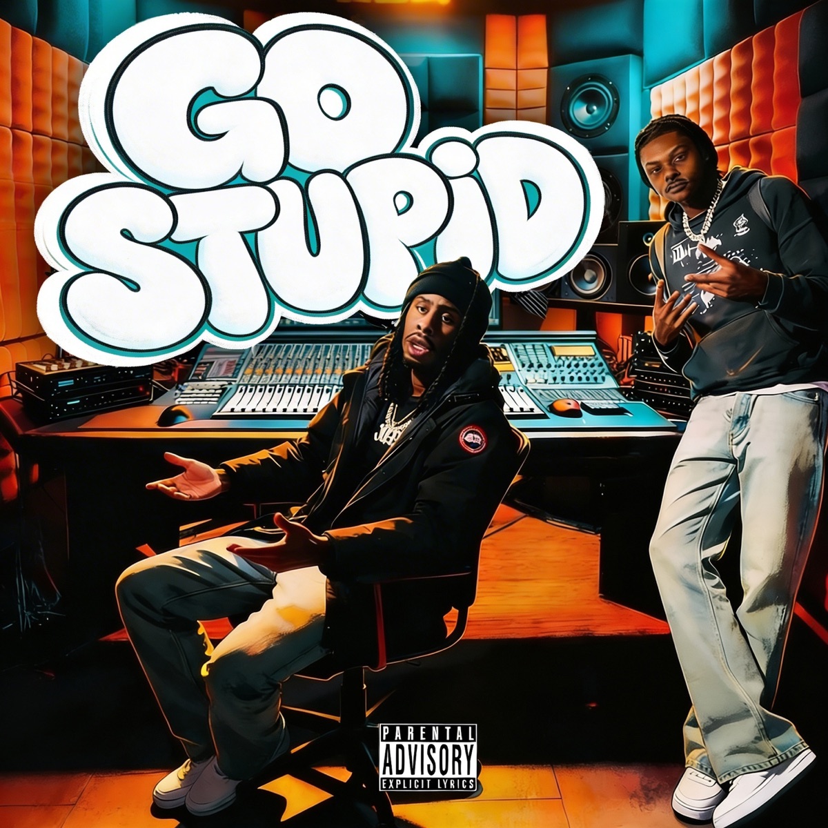 Go Stupid (feat. Babyfxce E) - Single by Jugg Harden album cover artwork