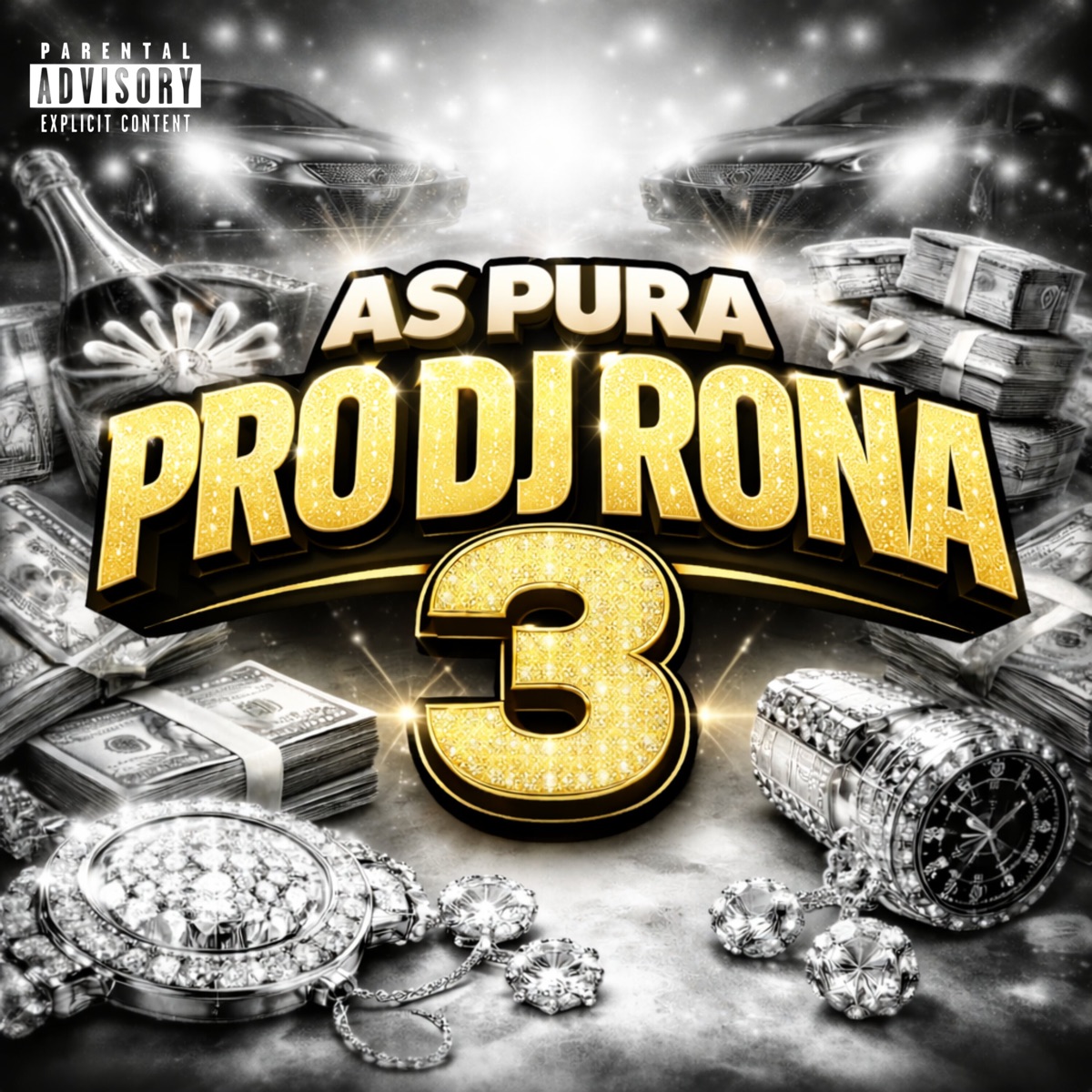 AS PURA PRO DJ RONA 3 - Single by DJ Rona & Mc Sheik SP album cover