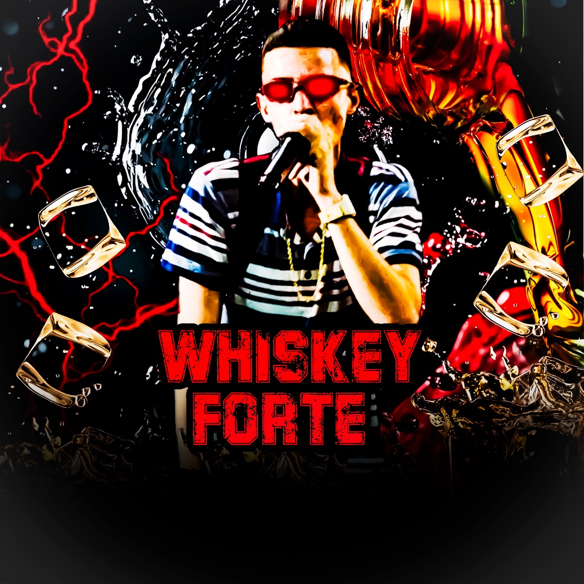 Whiskey Forte - Single by DOM MAIA & Leozinho m.k album cover