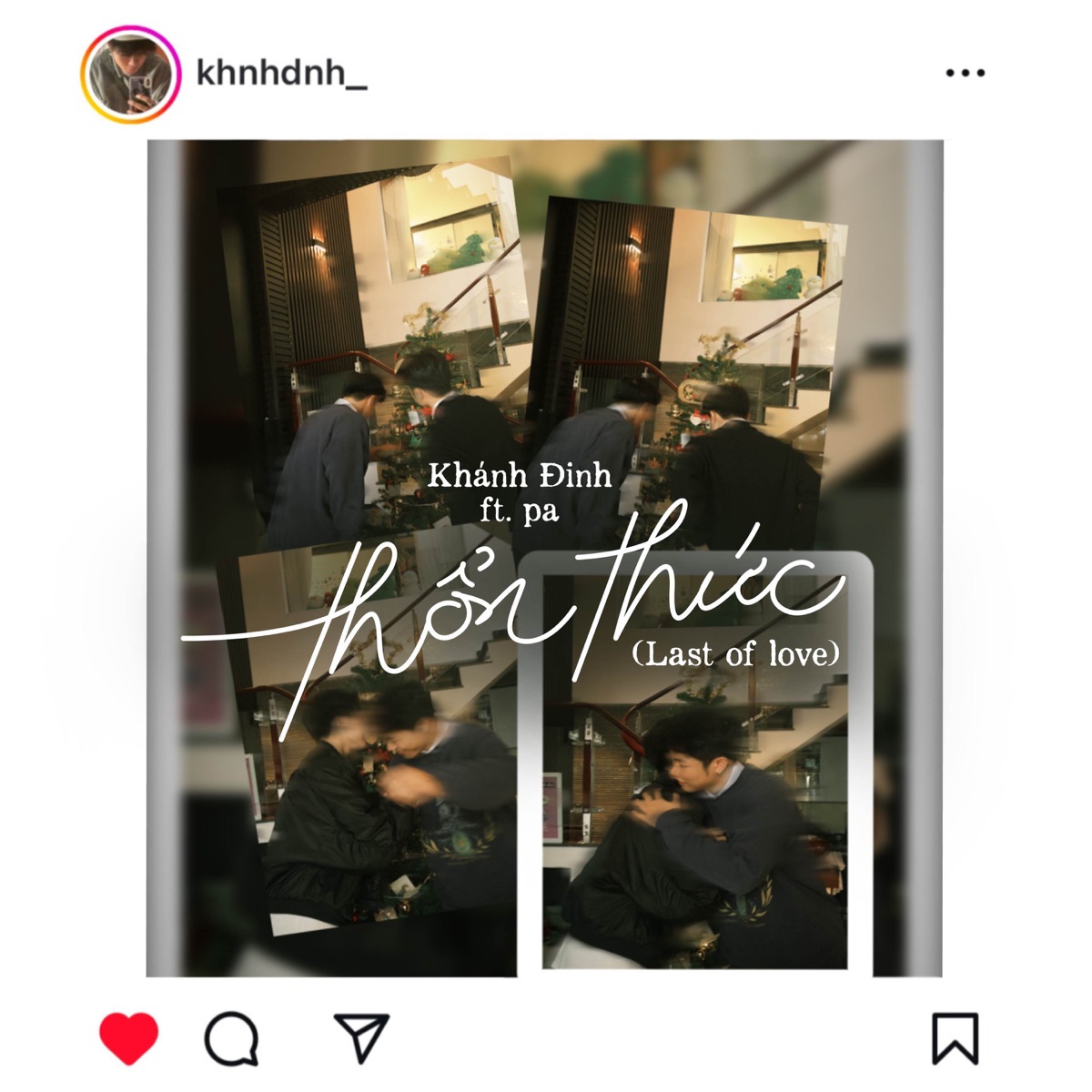 Thổn Thức (Last of love) - Single by Khánh Đinh & pa album cover