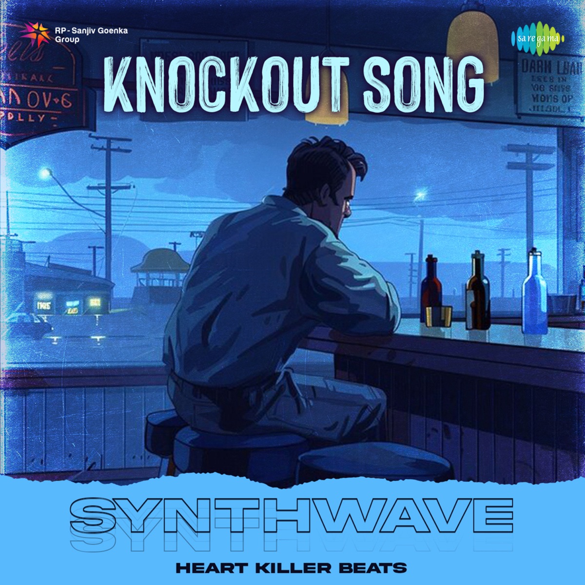 Knockout Song (Synthwave) - Single by Anirudh Ravichander, Madley Blues & Vignesh Shivan album cover