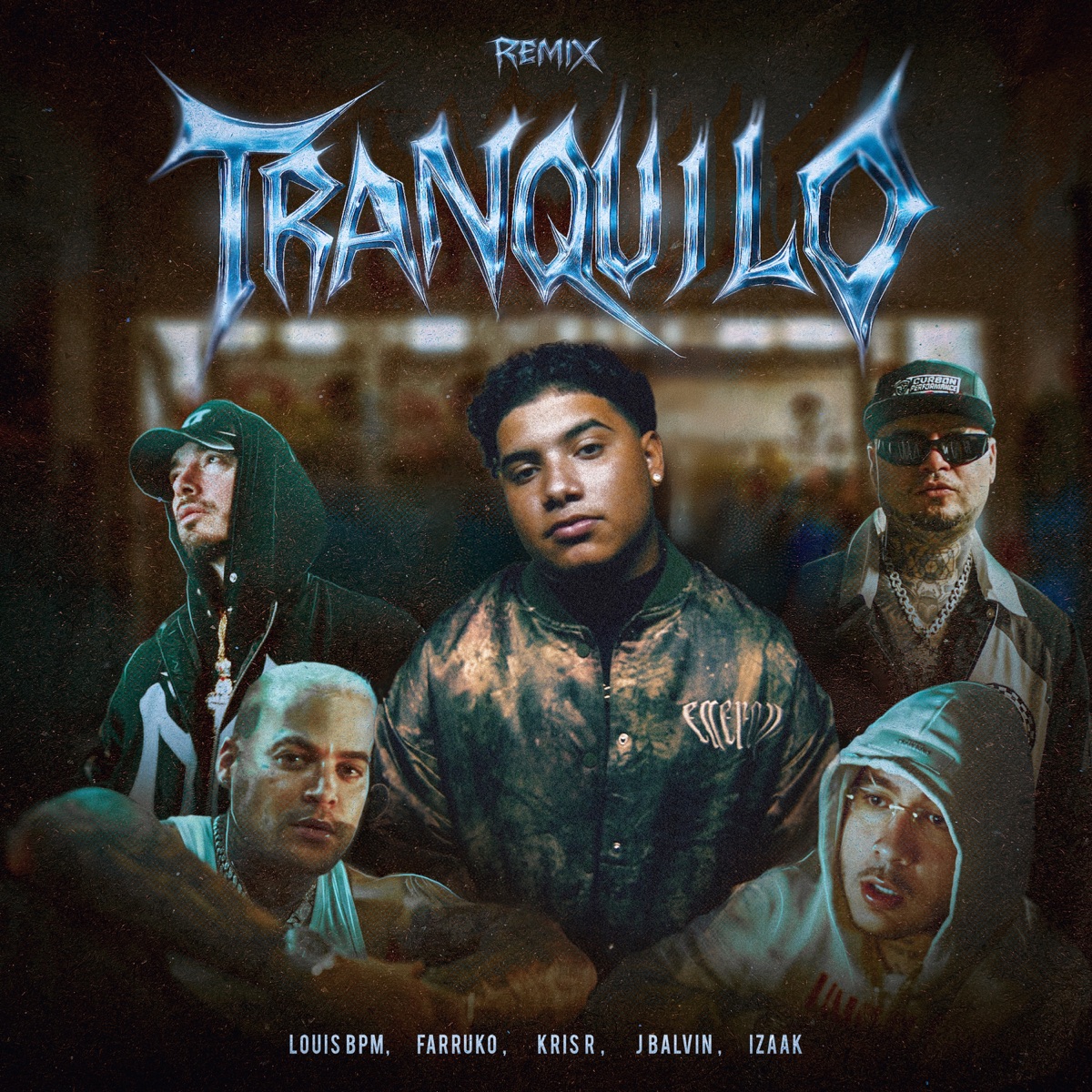 Tranquilo (Remix Oficial) feat. Kris R., iZaak - Single by Louis BPM, Farruko & J Balvin album cover