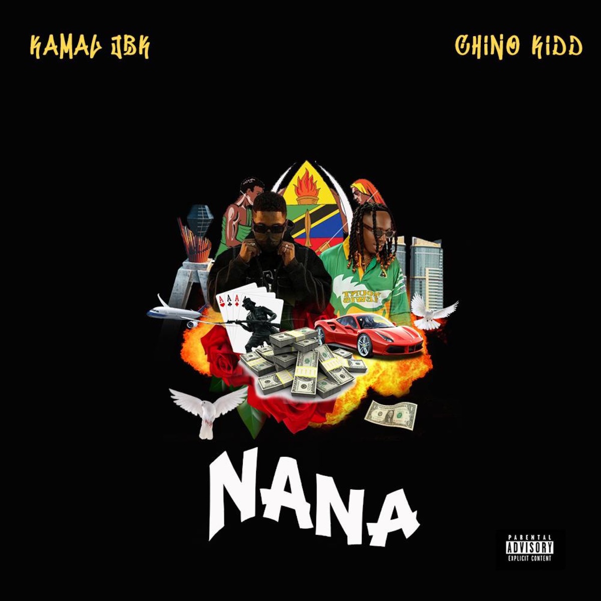 NANA (feat. Chino Kidd) - Single by Kamal Jbk album cover