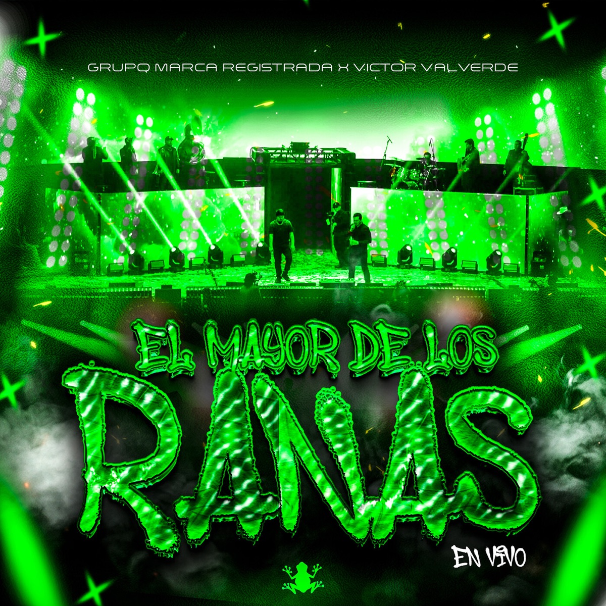 El Mayor de los Ranas (En Vivo) - Single by Grupo Marca Registrada & Victor Valverde album cover