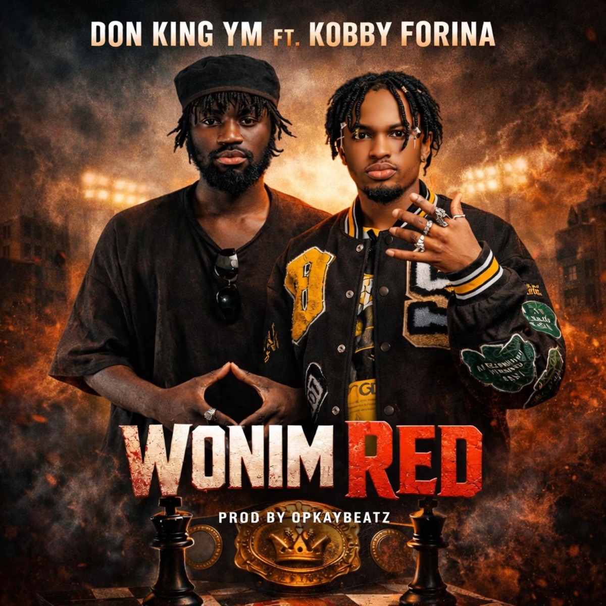 Wonim Red (feat. Kobby Forina) - Single by Don King YM album cover