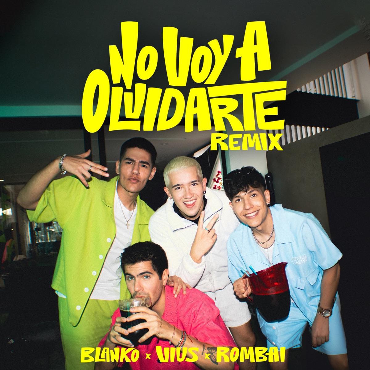 NO VOY A OLVIDARTE (REMIX) - Single by Blanko, Vius & Rombai album cover