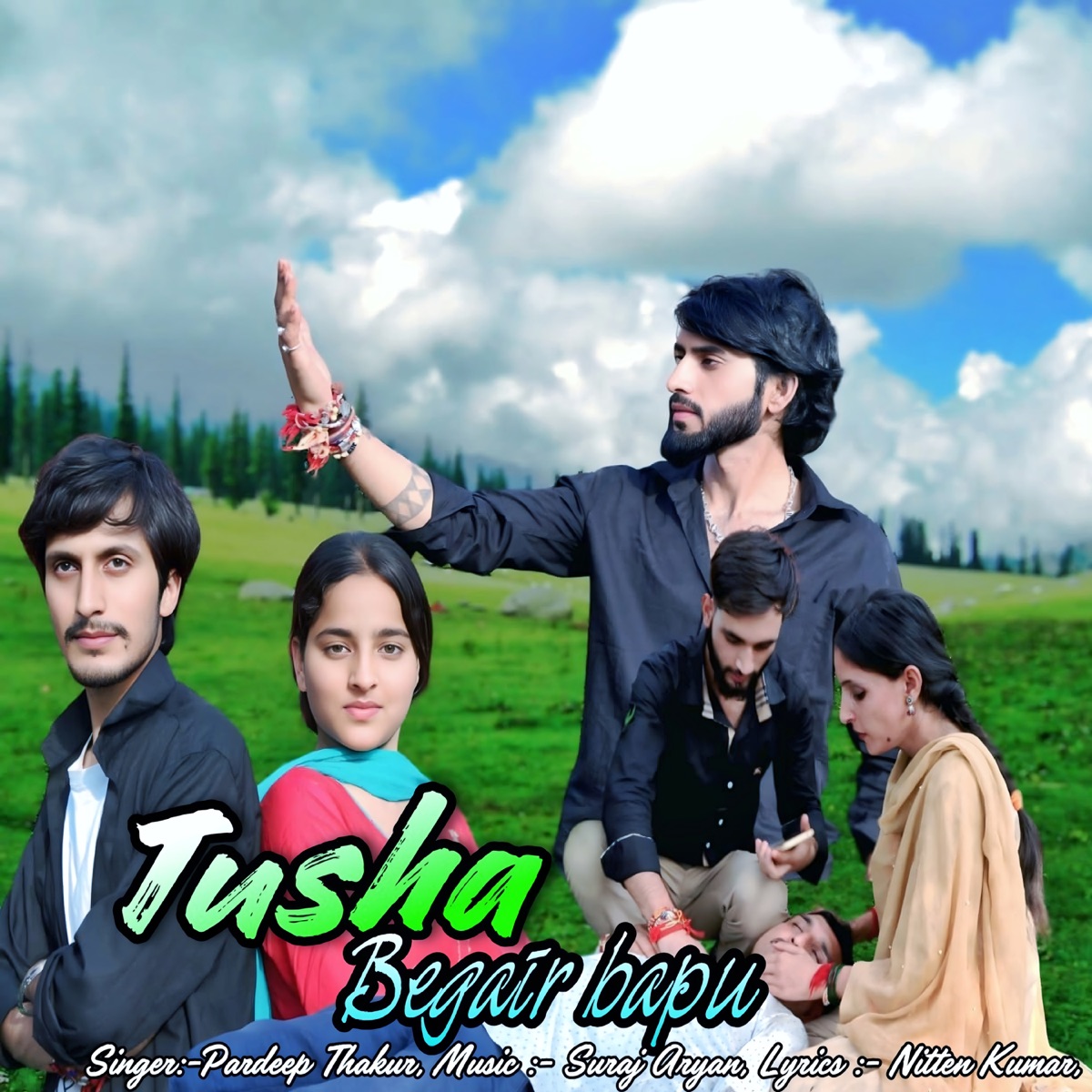Tusha Begair Bapu - Single by Pardeep Thakur album cover
