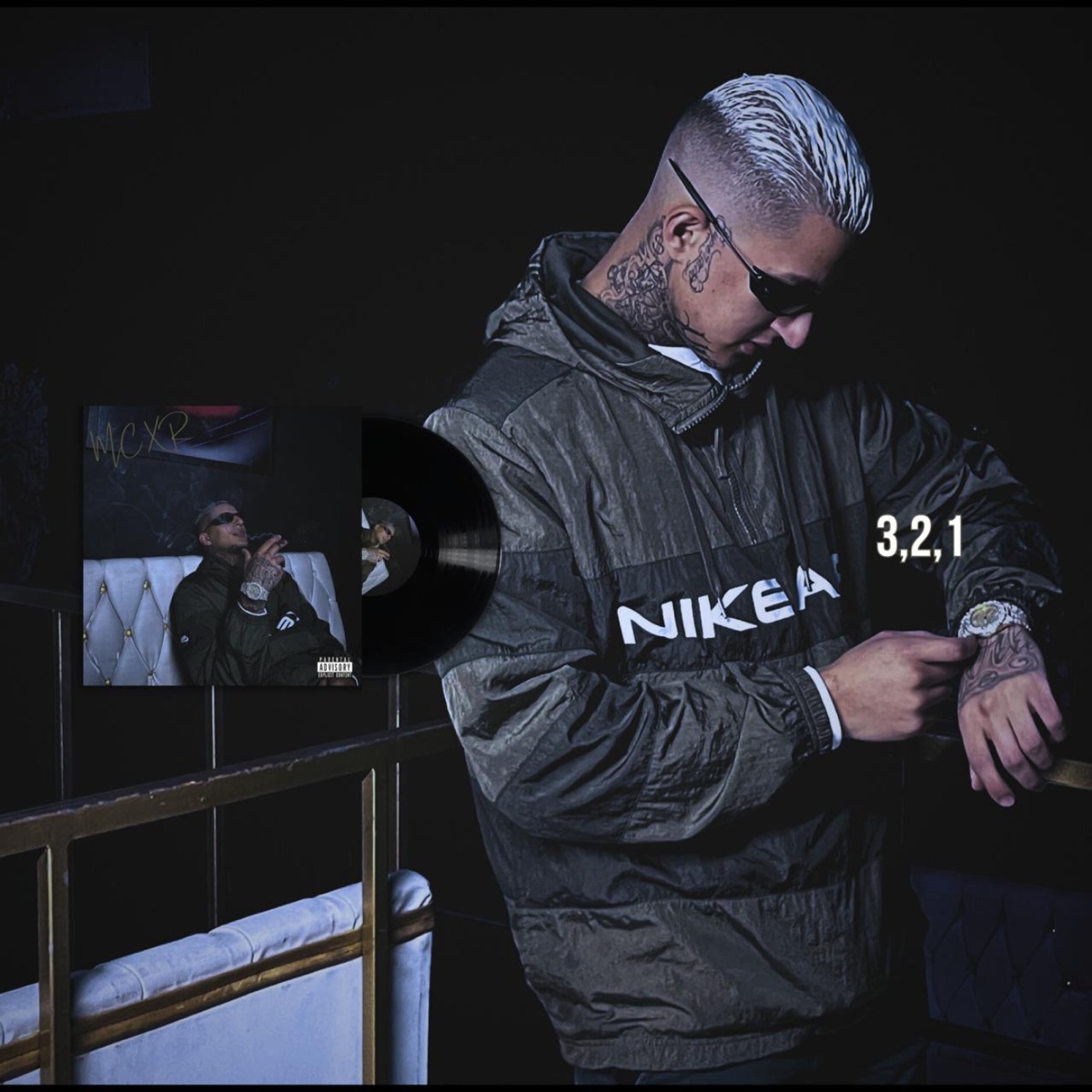 3,2,1 (feat. mc medina sz) - Single by Mc XR, Kyad & Bry album cover