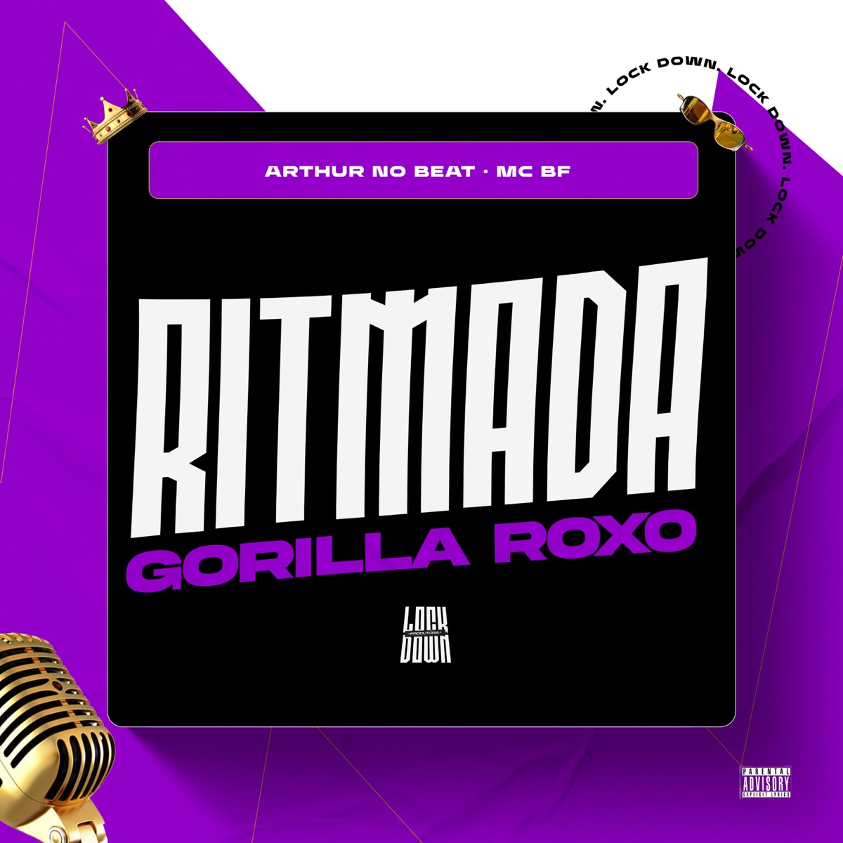 Ritmada Gorilla Roxo - Single by MC BF & Arthur No Beat album cover