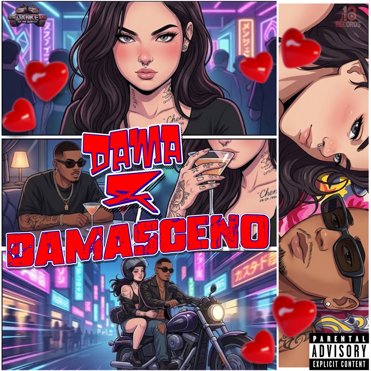 Dama e Damasceno - Single by Danke Damasceno album cover