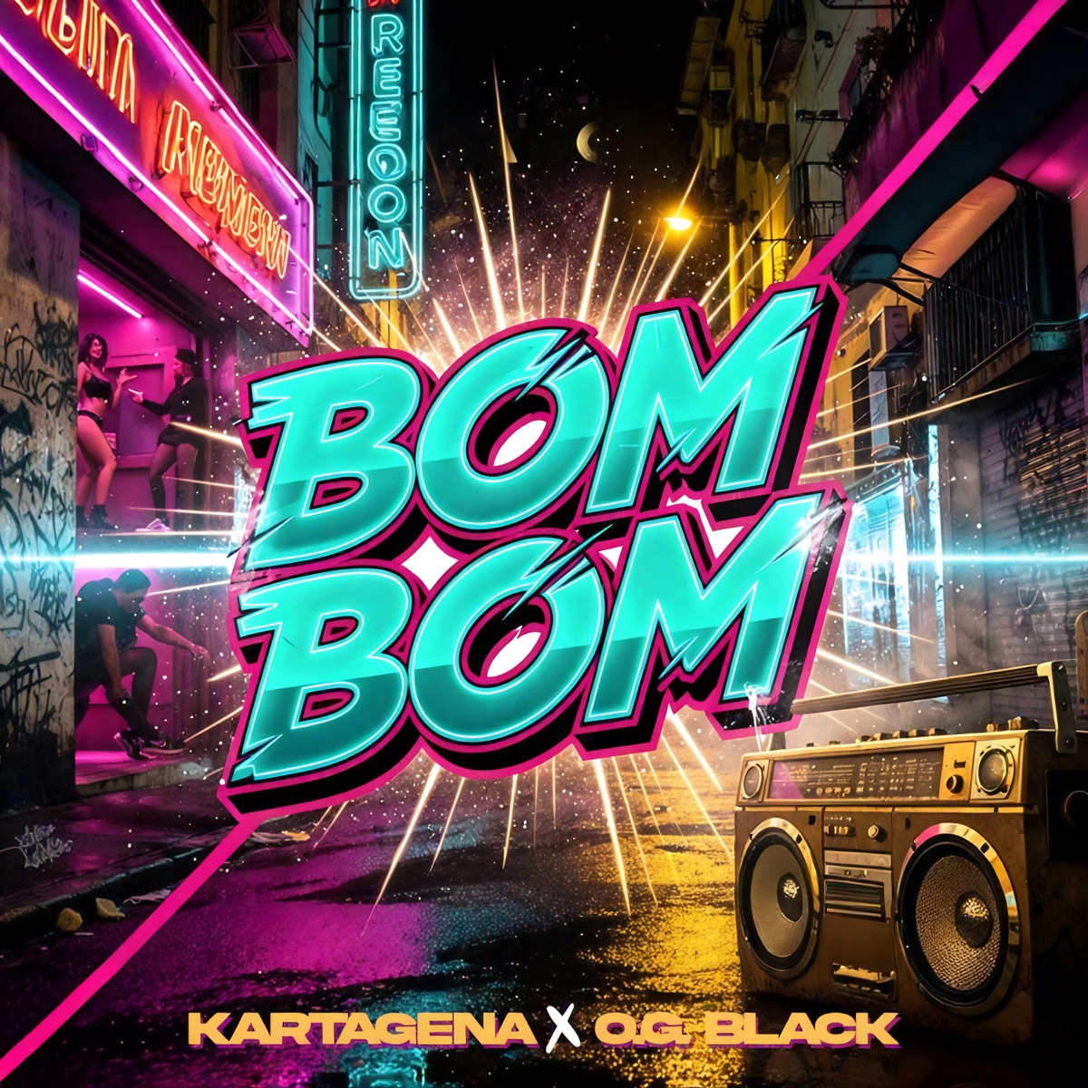 Bom Bom - Single by Kartagena & O.G. Black album cover