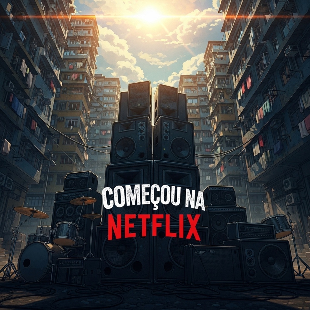 Começou na Netflix (feat. MC BEATRIZ) - Single by DJ ASTRONAUTA & mc pl alves album cover