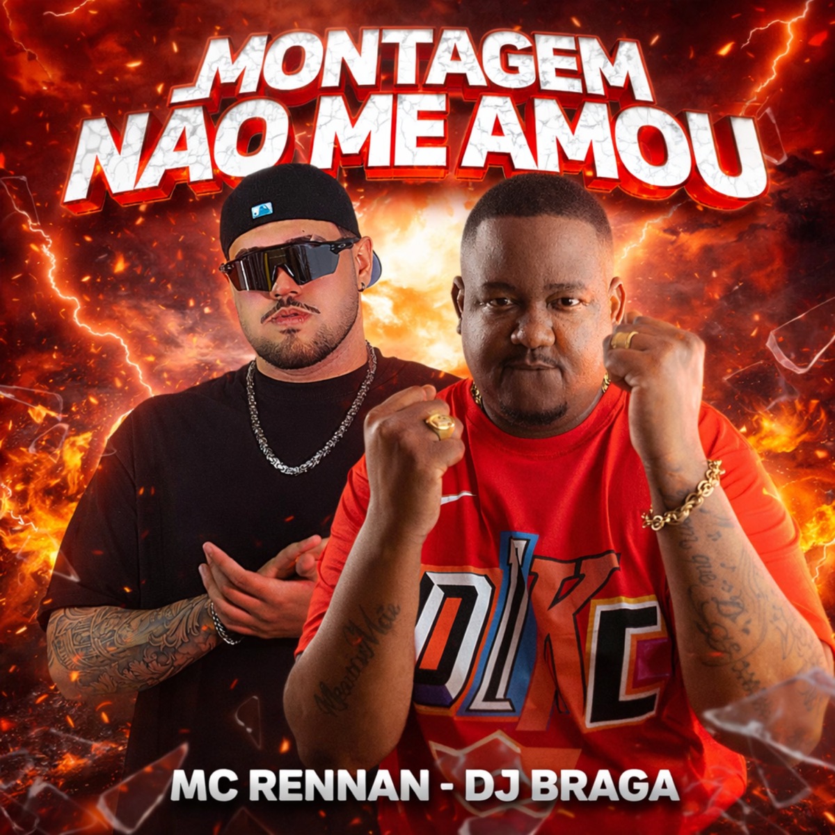 Montagem Não Me Amou - Single by Mc Rennan & DJ Braga Oficial album cover