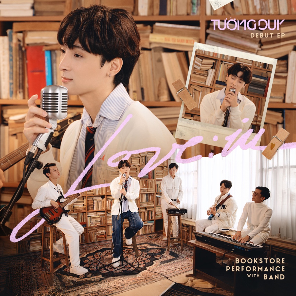 love:iu (bookstore performance with band) - Single by Tường Duy album cover