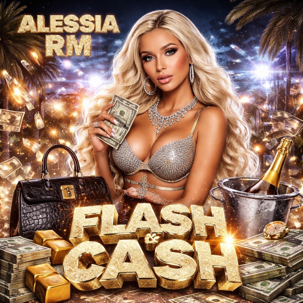 Flash & Cash - Single by Alessia RM album cover