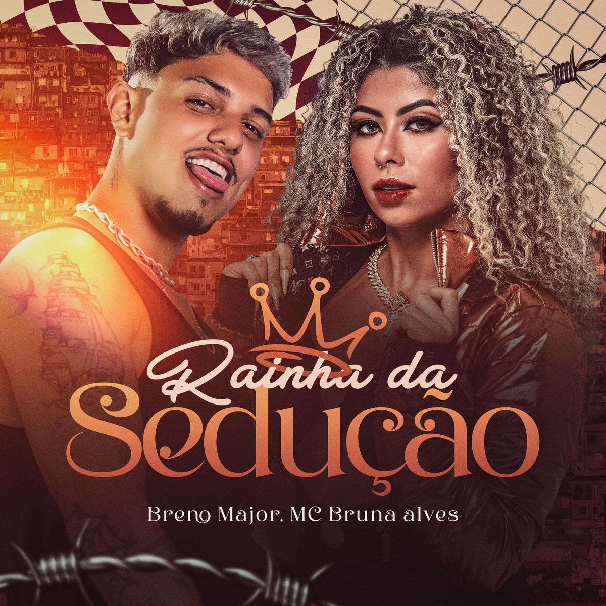 Rainha da Sedução - Single by Breno Major & MC Bruna Alves album cover