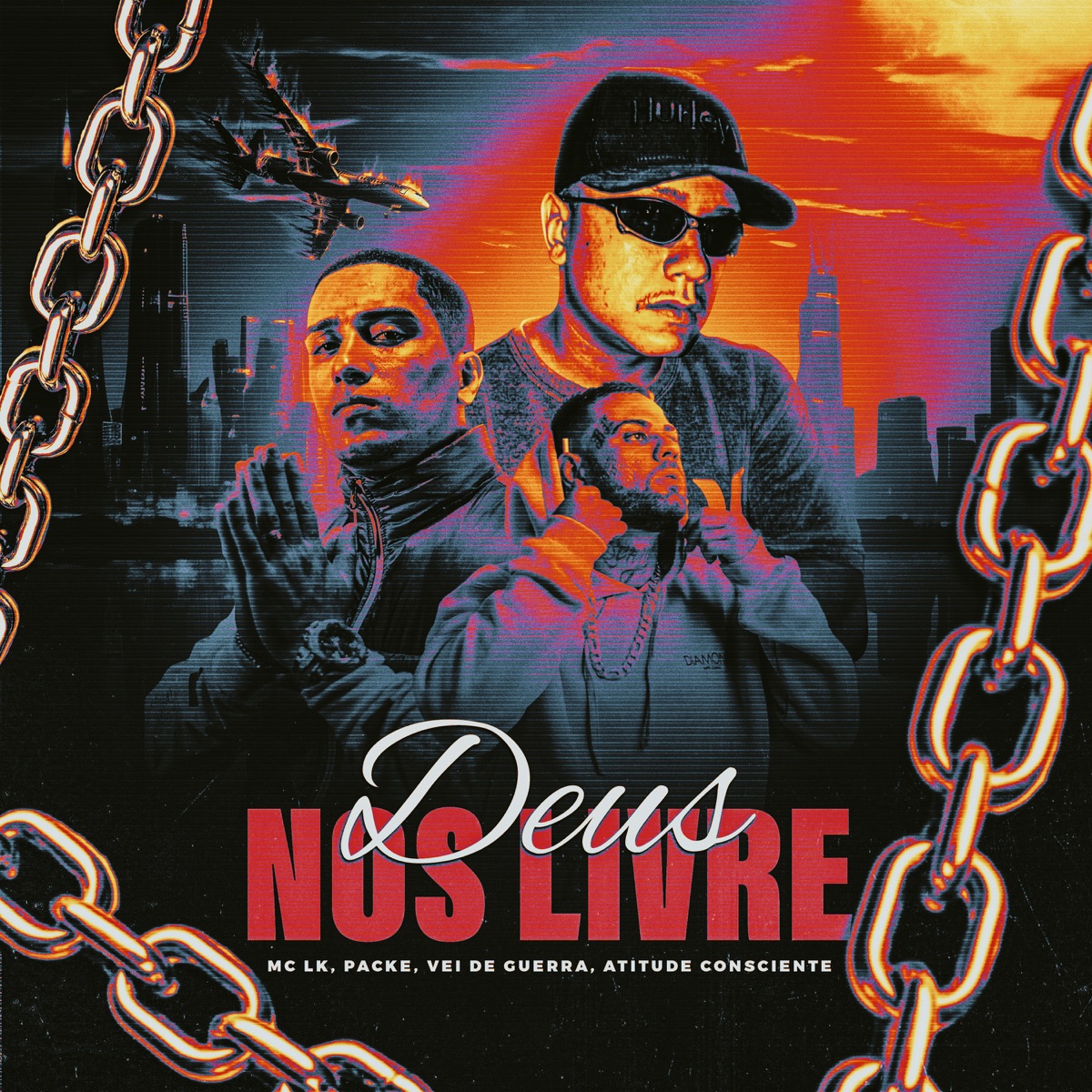 Deus Nos Livre (feat. Packe) - Single by Mc LK, Vei de Guerra & Atitude Consciente album cover