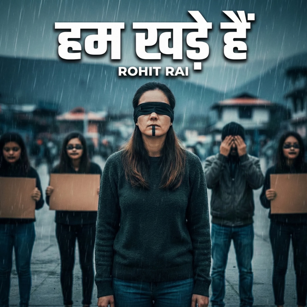 Ham Khade Hain - Single by Rohit Rai album cover