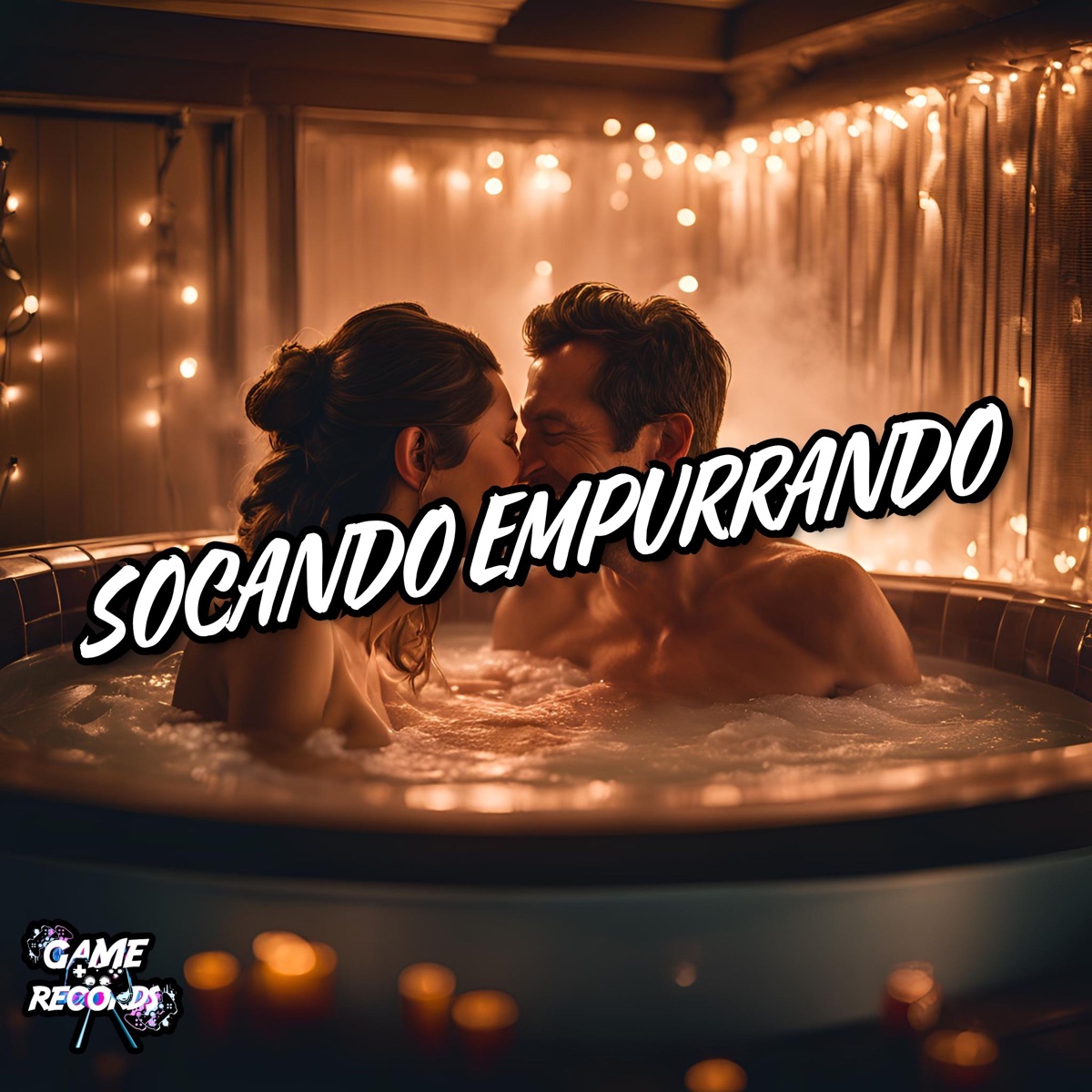 Socando Empurrando (feat. Game Records) - Single by DJ SANTTOS VL, MC Luana SP & Mc Magrinho album cover