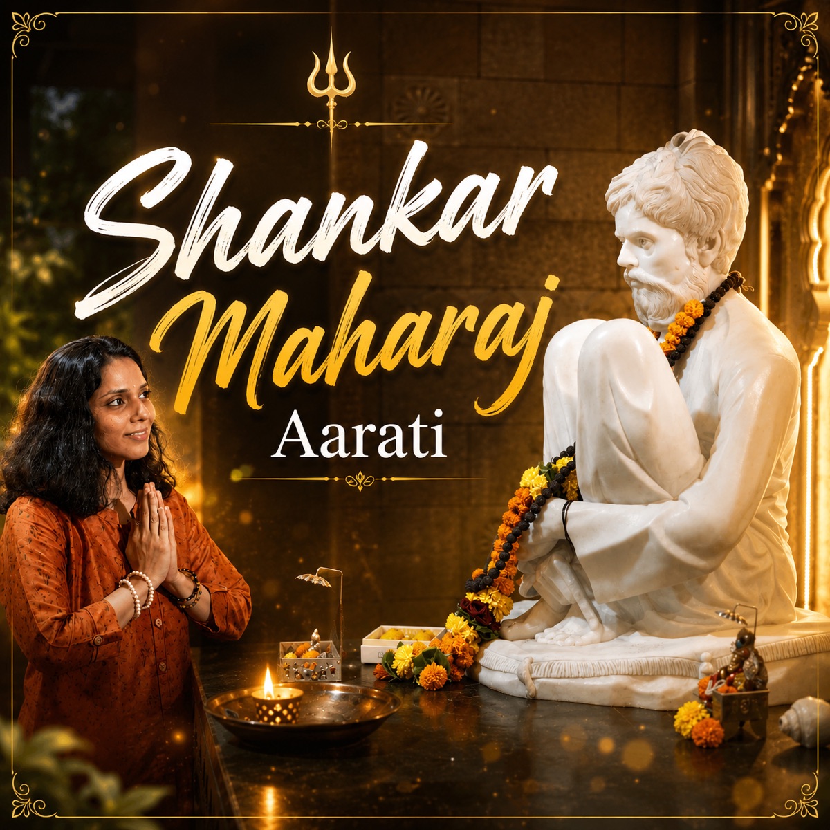 Shankar Maharaj Aarati (Single) - Single by Nihira Joshi & Tushar Deval album cover