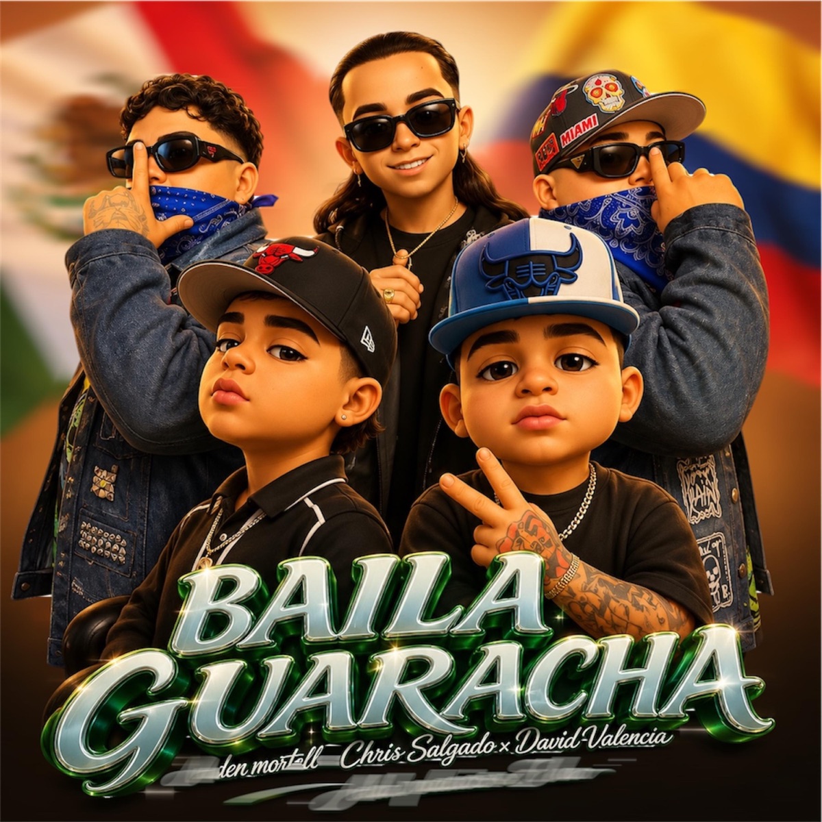 BAILA GUARACHA (feat. ADAL PALACIOS & EL HA) - Single by DJ AUDEN MARTELL, Chris Salgado & David Valencia album cover