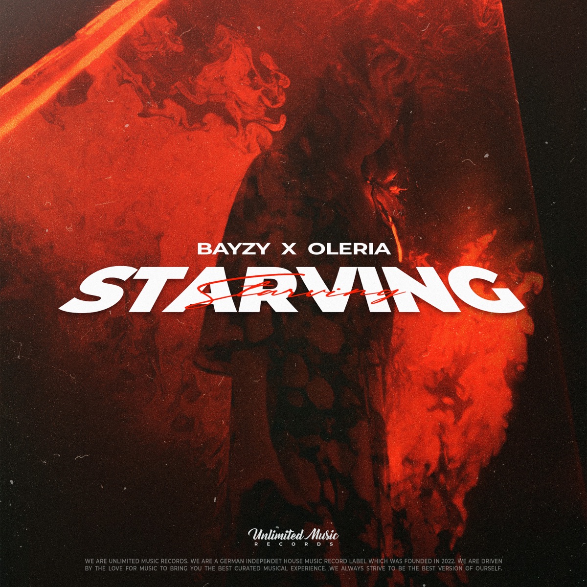 Starving - Single by BAYZY & Oleria album cover