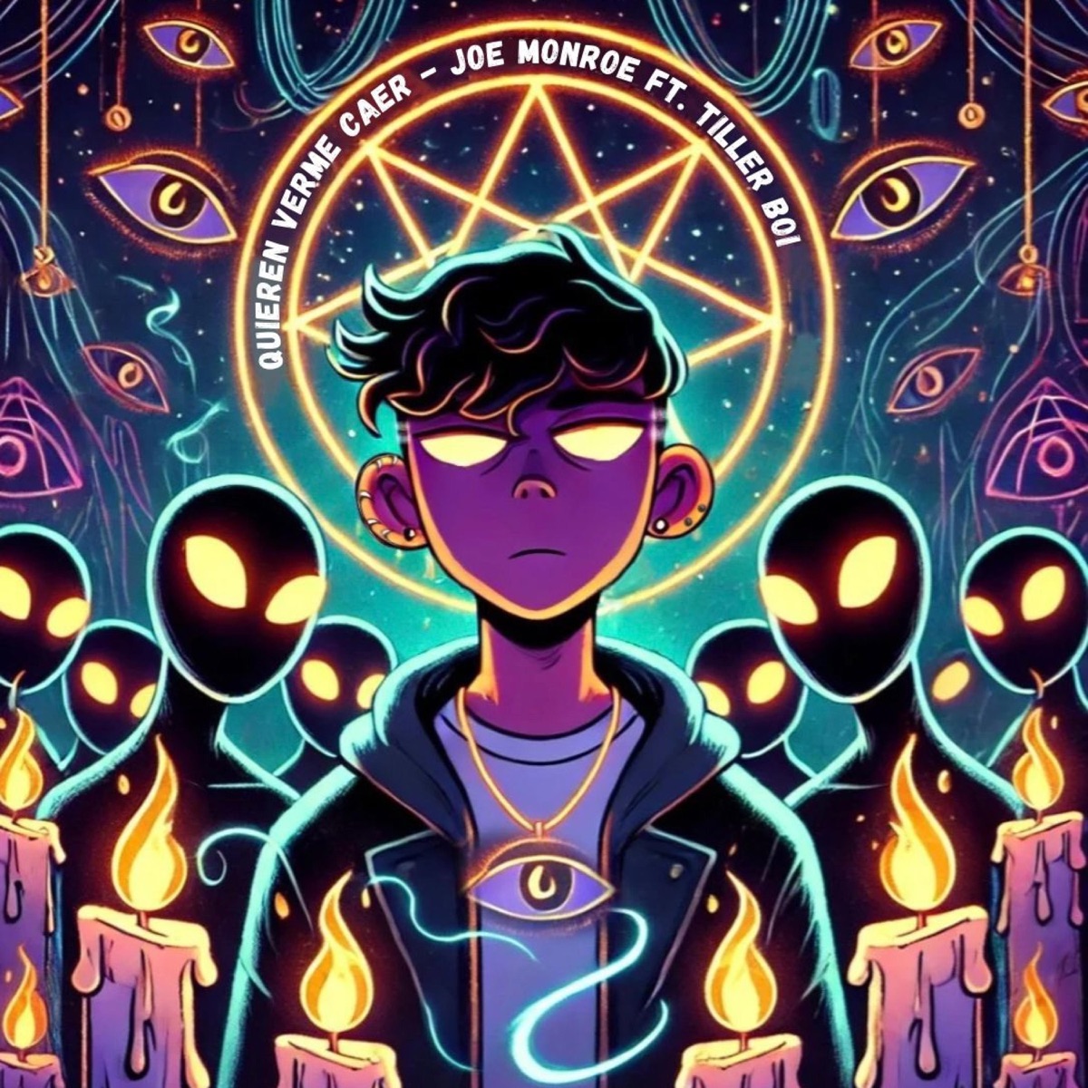 Quieren Verme Caer (feat. Tiller Boi) - Single by Joe Monroe album cover