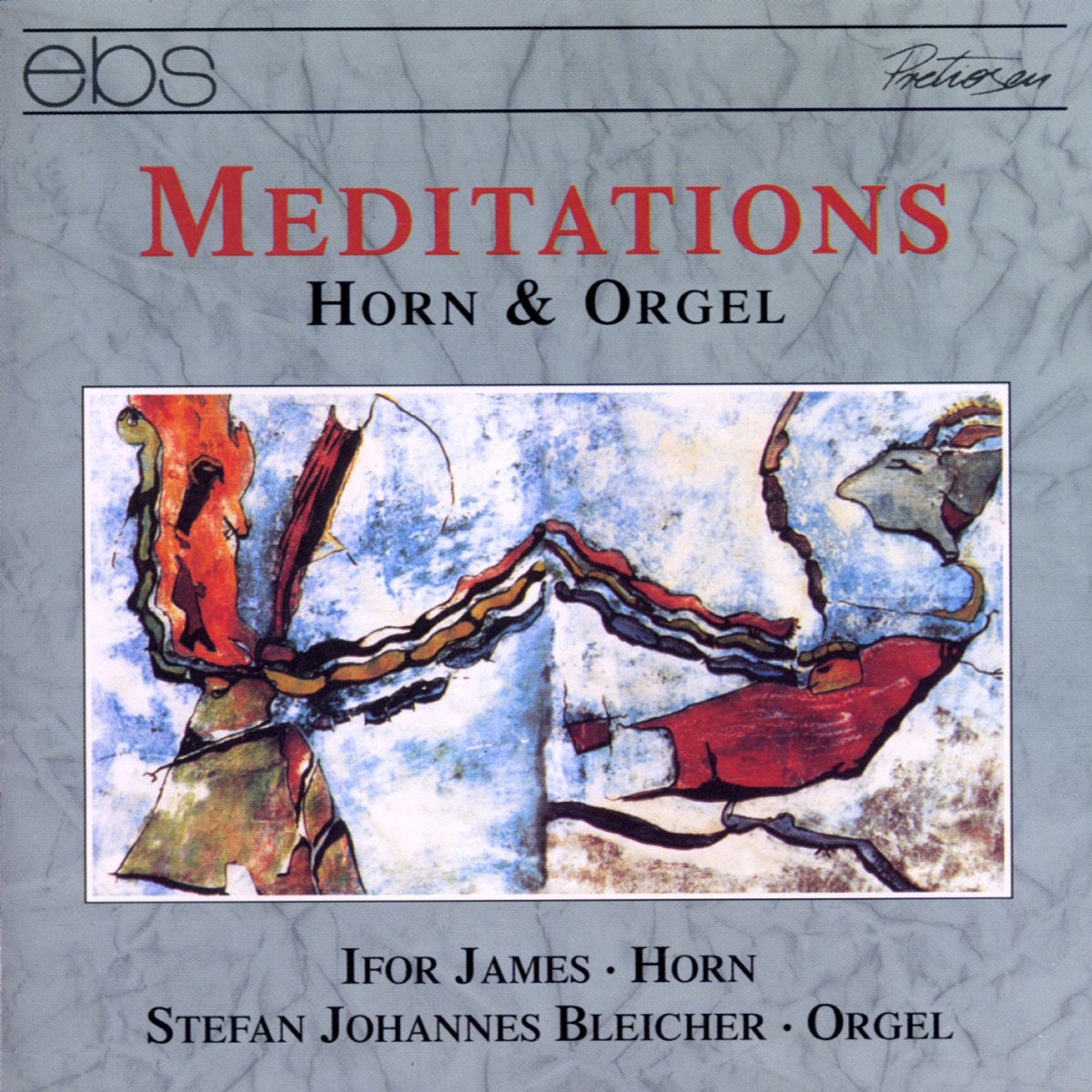 Meditations: Works for Horn & Organ by Ifor James & Stefan Johannes Bleicher album cover