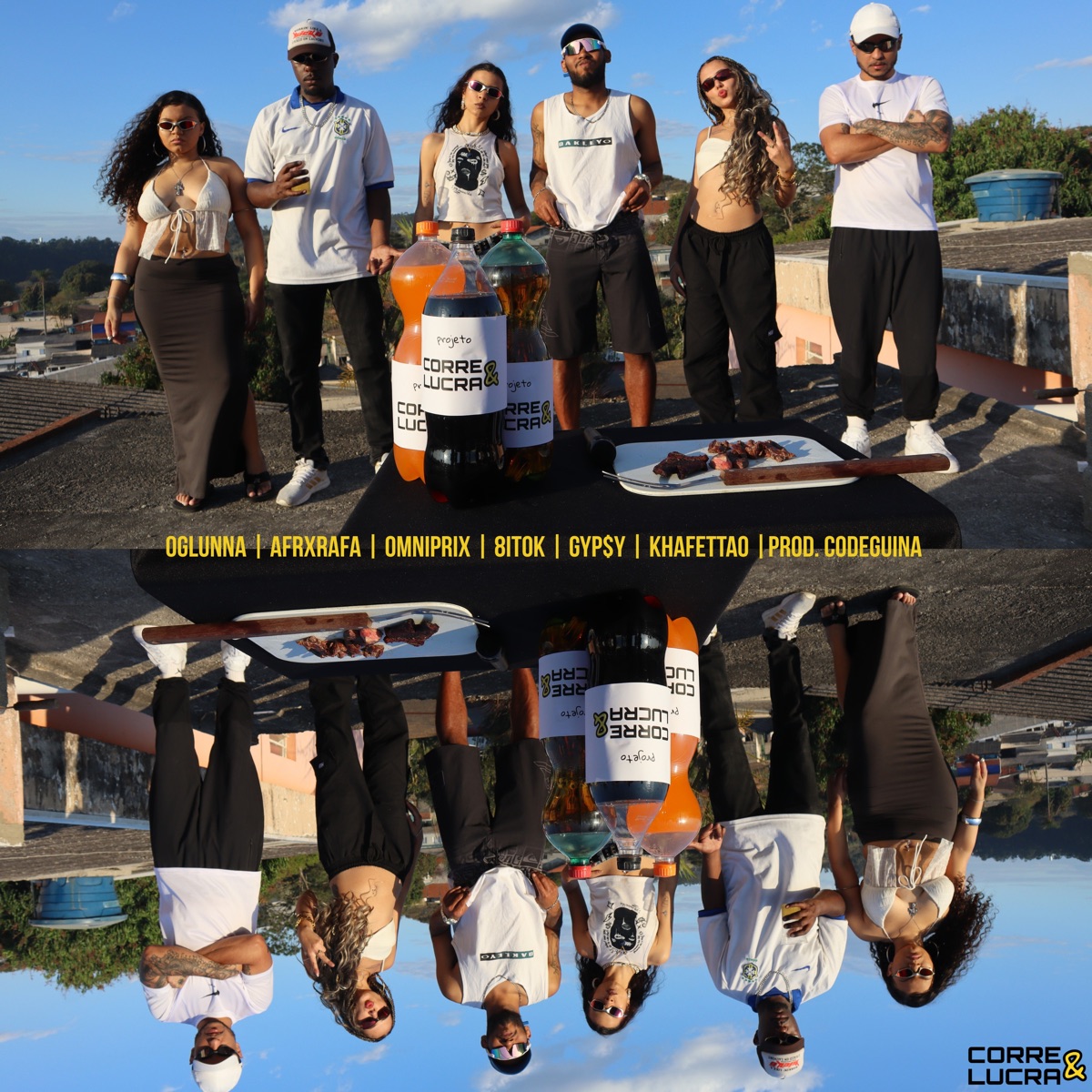 CORRE LUCRA (feat. GyP$Y, Khafettao & Codeguina) - Single by OGLunna, AfrxRafa, Omniprix & 8ito K album cover