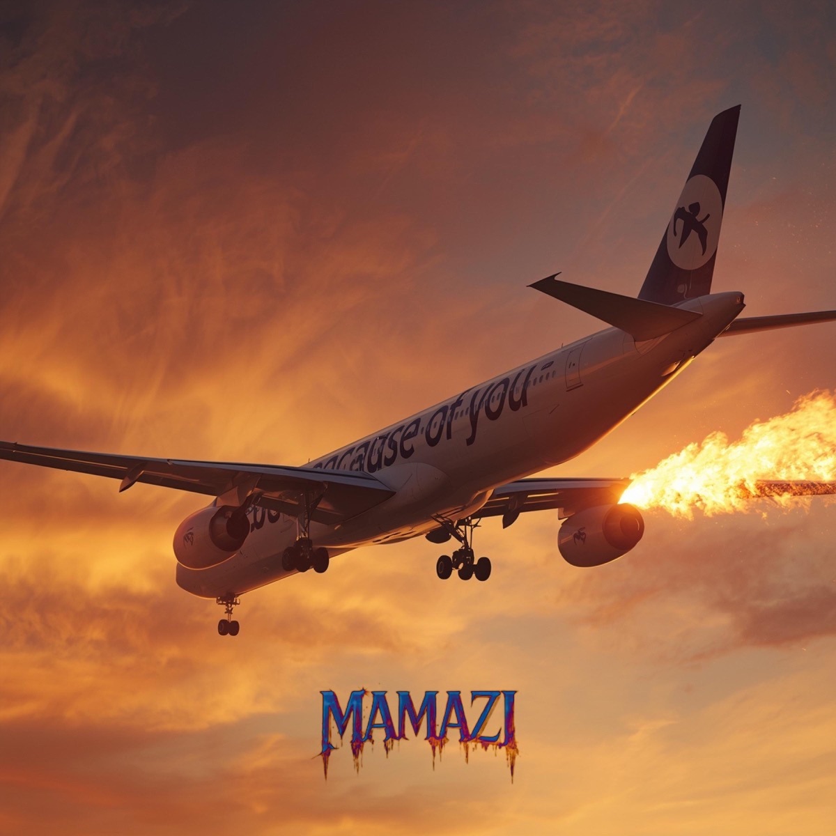 Because of you - Single by Mamazi album cover
