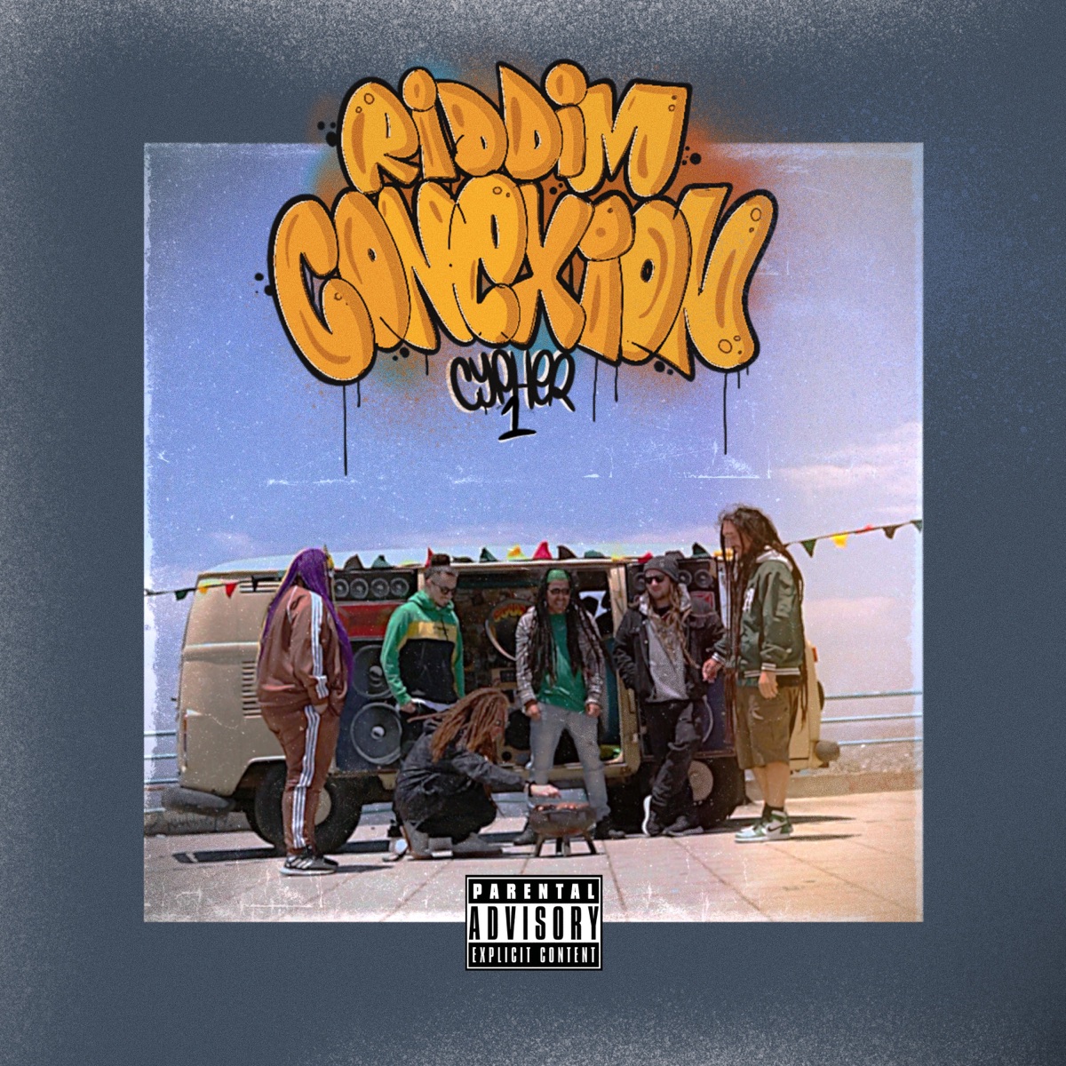 Riddim Conexión - Single by Kelü, Fefi Mera, Mc Jona, ARREBOL, Zuraka & Sakuete album cover