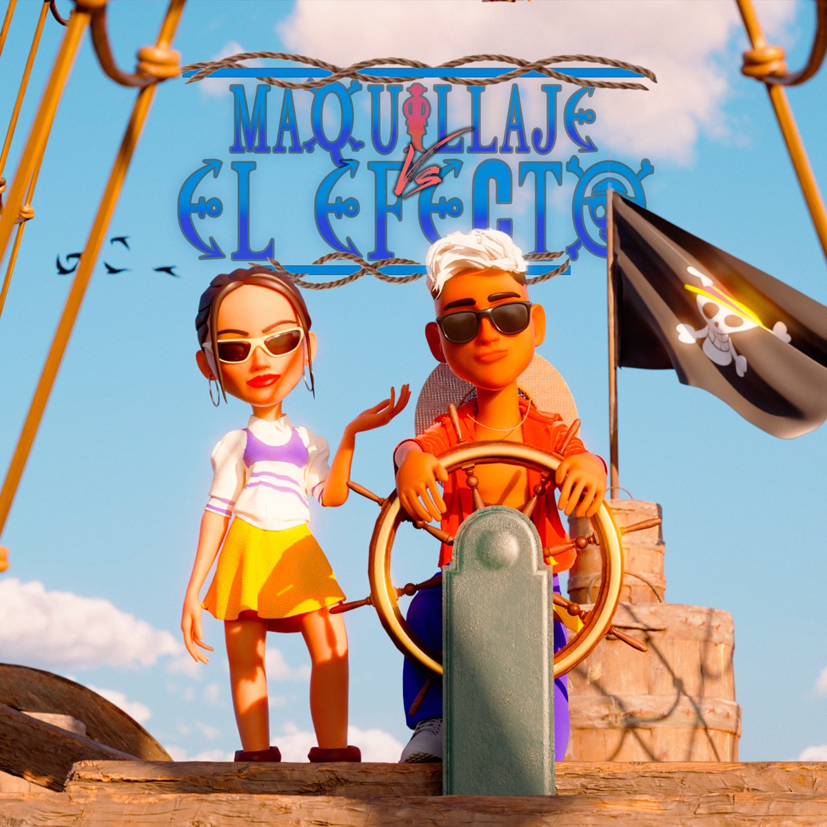 Maquillaje Vs El Efecto - Single by Mati Guerra & Vilu Gontero album cover