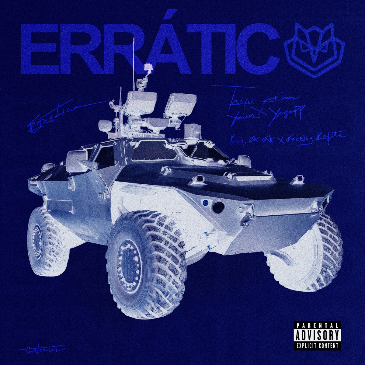 ERRATICO (feat. Yaires, El Yeyo PP) - Single by Tachi, At' Fat & Akim album cover