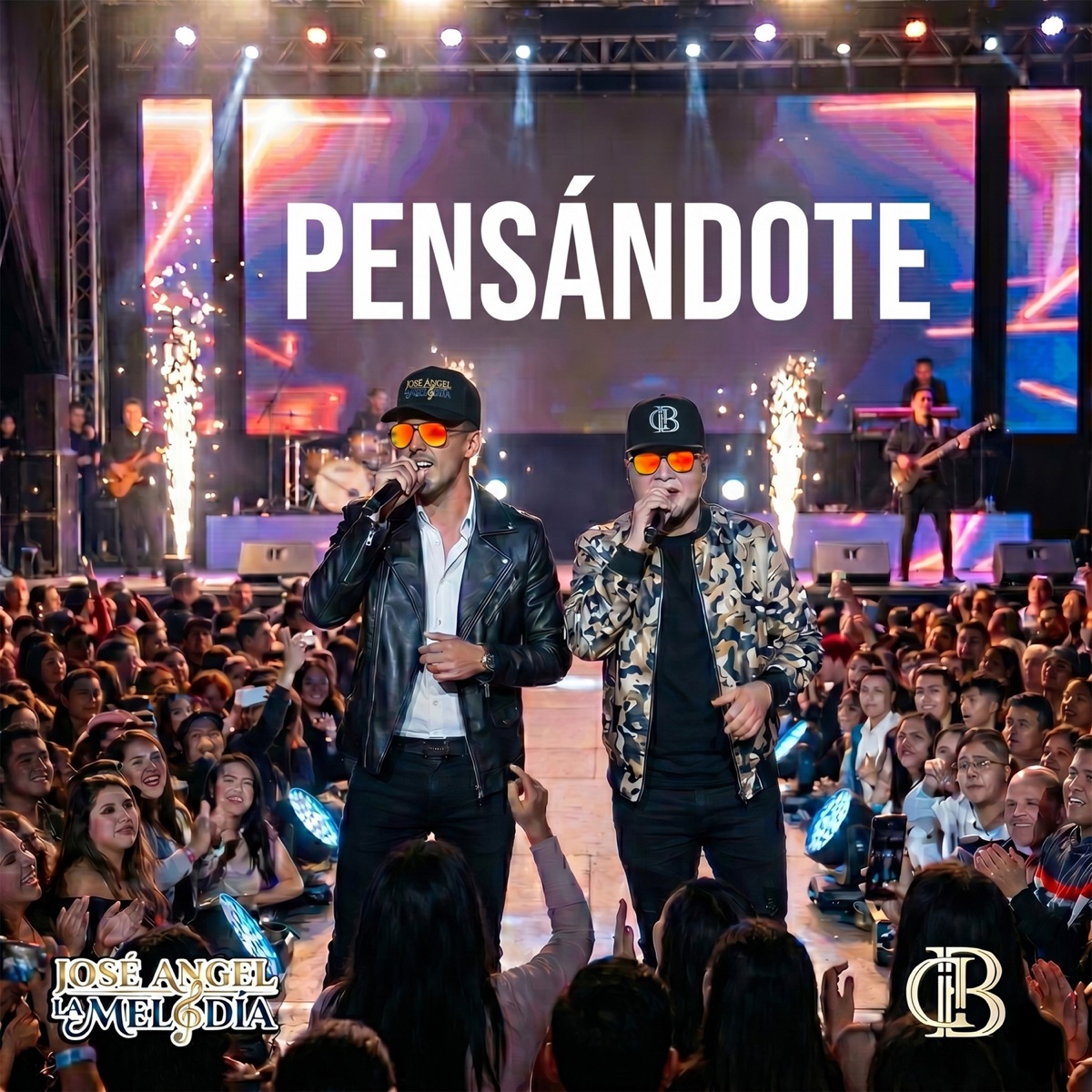Pensándote - Single by Dany Barone & Jose Angel La Rosa K album cover