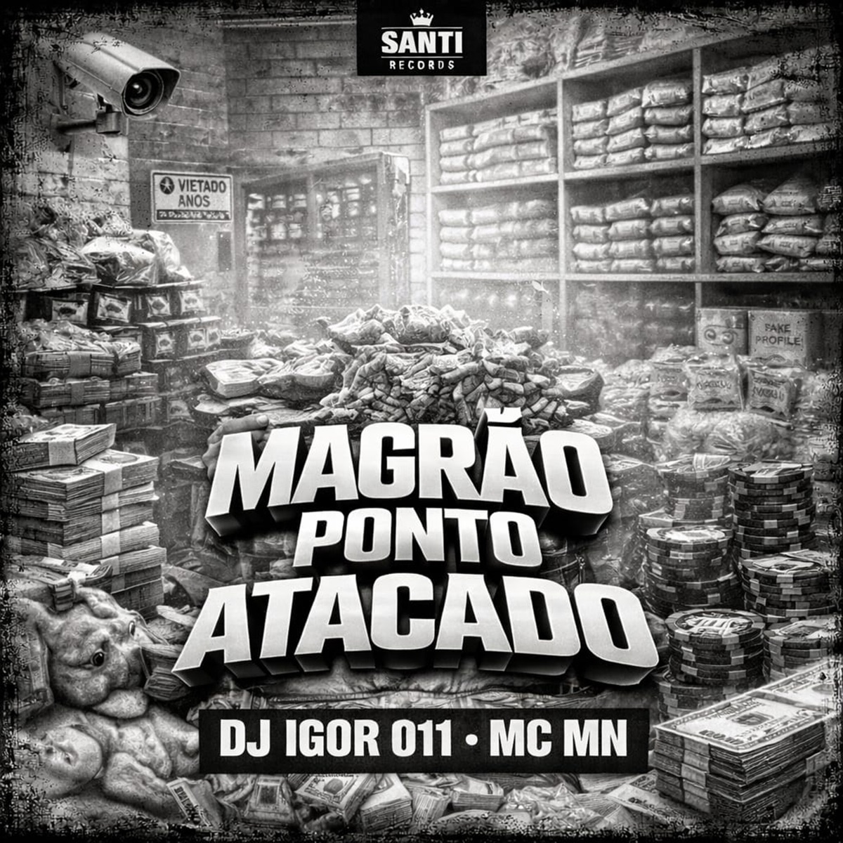 Magrao Ponto Atacado - Single by DJ IGOR 011 & MC MN album cover